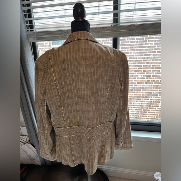 Pant suite brown and green and beige. - Picture 7 of 10